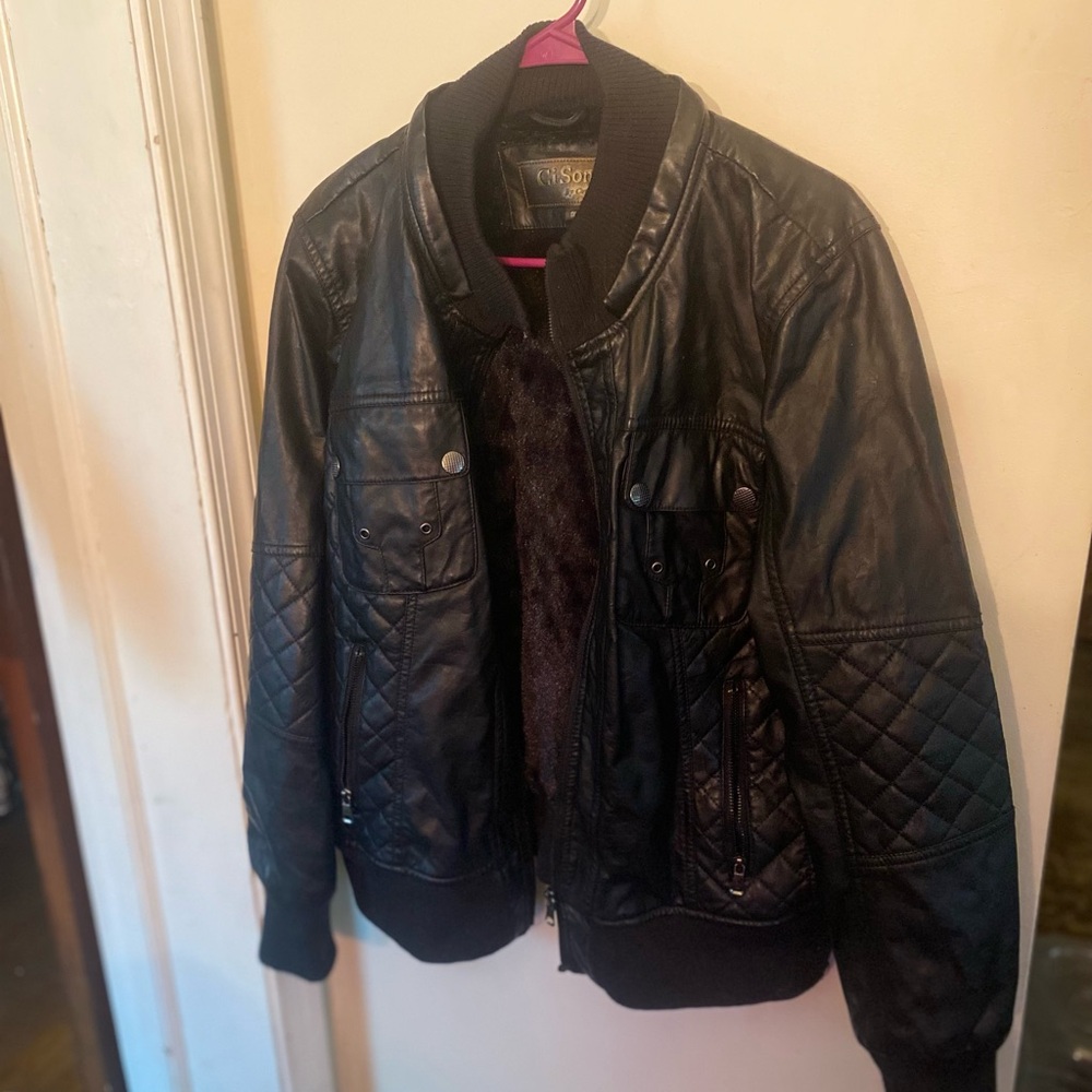 Men’s Leather Jacket XL​